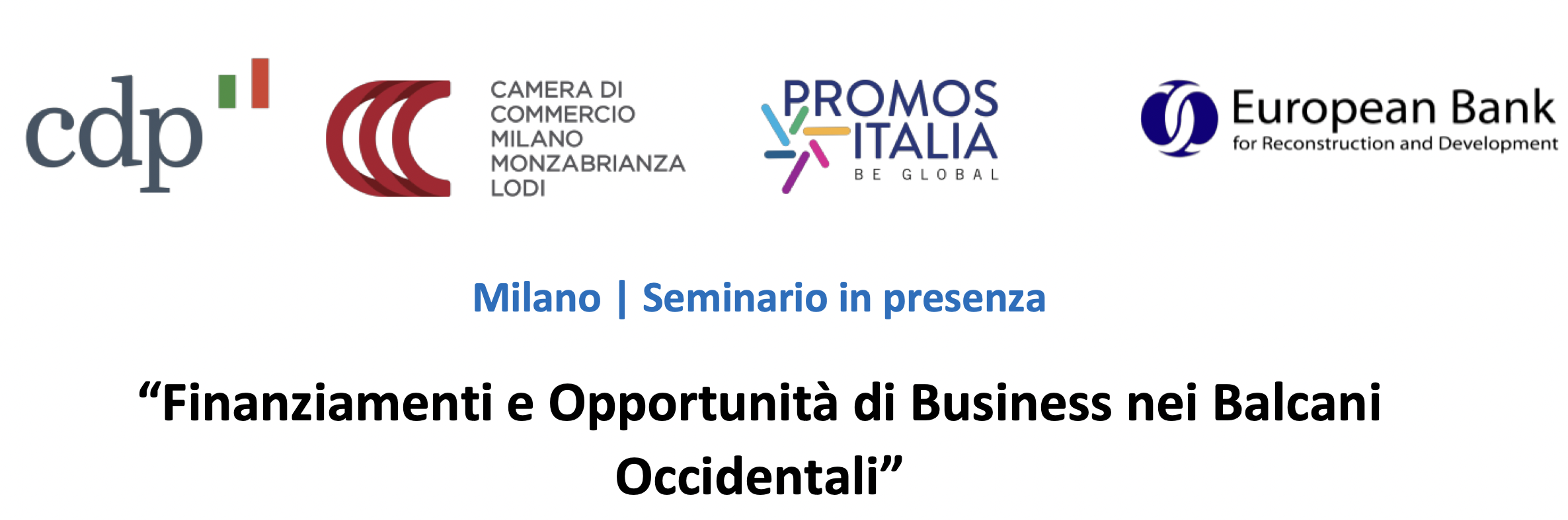 Finanziamenti e Opportunità di Business nei Balcani Occidentali